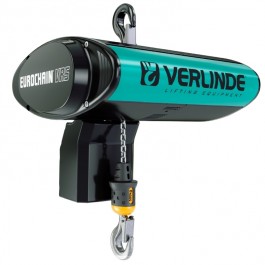 Palan électrique à chaîne VERLINDE EUROCHAIN VX Triphasé 400 Volts avec chaîne de levage INOX - Capacité de 0,063 t à 2,5 t