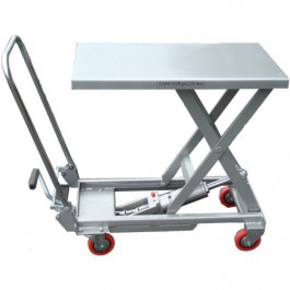 Table élévatrice manuelle Aluminium TLA - Capacité 100 kg 