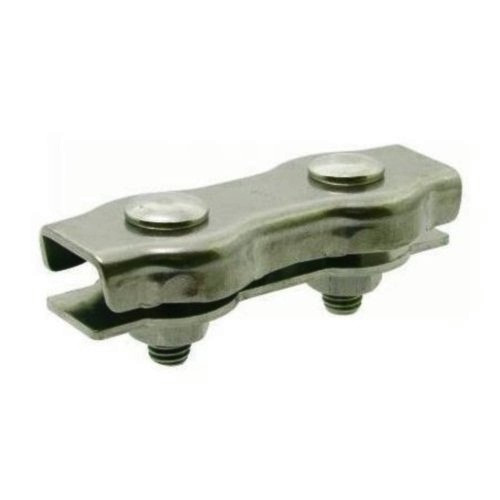 Serre-câble Plat à 2 Boulons En Inox A4 – Pour Câbles De 8 Mm, Fabriqué En France