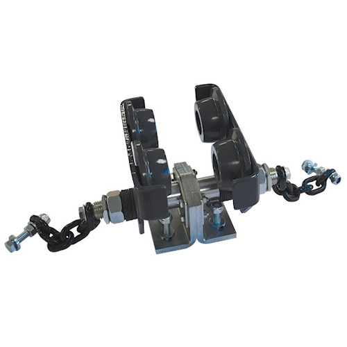 Kit De 2 Chariots élévateurs Pour Porte - Pour Portes De 2 à 6 Cm D'épaisseur, Charge Max 160 Kg, Roues 360° Freinées - Aide à L'installation De Porte Seul, Sans Effort