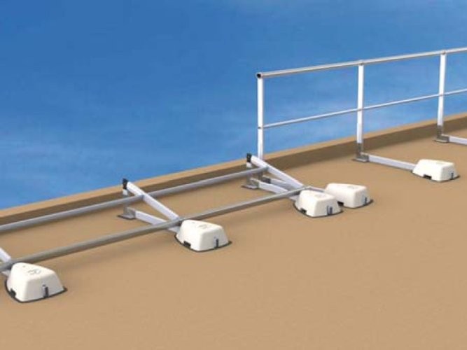 Garde Corps En Aluminium Autoportant Rabattable Garde Corps Terrasses Inaccessibles Protection Antichute