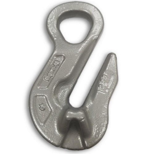 Chaîne Forestière GK8 8mm - 4000 DaN - Longueur 4m Avec Crochet - Noire Laquée