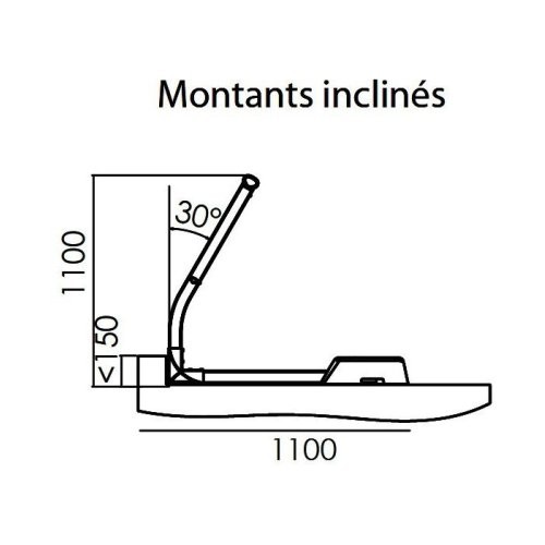 Garde Corps En Aluminium Autoportant Incline Ou Courbe Garde