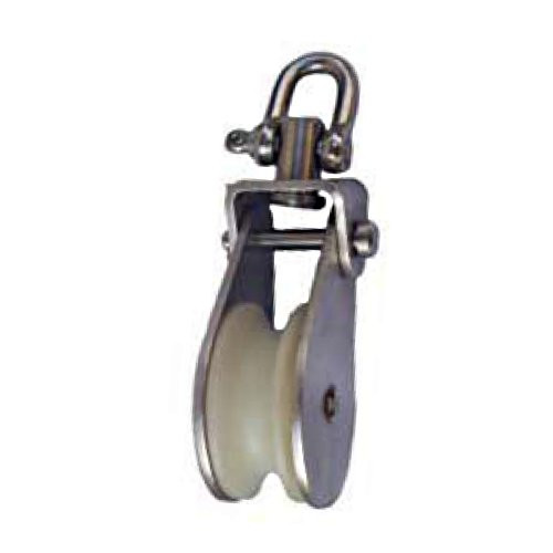 QWORK® Poulie De Mouflage 8 Poulies - Capacité 400 Kg, Levage Jusqu'à 1,8 M