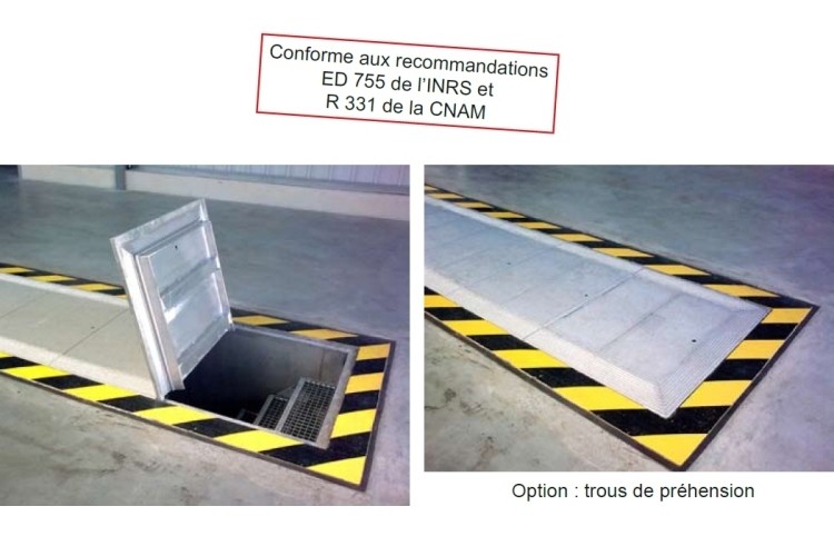 Platelage de fosse sur mesure en aluminium Couverture de fosse en — free download