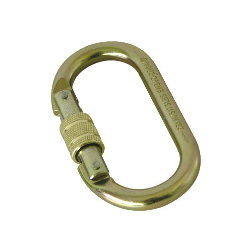 FresKaro 2pcs 12kn D Forme Carabiner Autolocking, Charge lourde 1224kg, Solide, Ultra léger, pour laisse de chien, Hamac, Balançoire, Porte-clés, Bleu 2pcs
