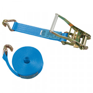 Arrimage 'POIDS LOURDS' 5060DR en sangle de 50 mm avec crochets à 2 doigts rapprochés - LC 2000 daN