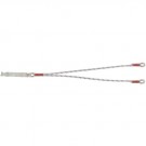 Longe drisse absorbeur double LDAD12BBB avec 3 boucles nues