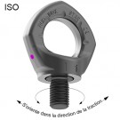 Anneau de levage rotatif RUD INOX-STAR - Filetage ISO M8 à M24