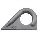 Anneau de levage oblique FIXE à souder ASO NOIR - Capacité 0,2 t à 6 t