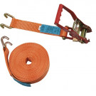 Arrimage 'POIDS LOURDS' 5075DE en sangle de 50 mm avec crochets à 2 doigts écartés - LC 2500 daN