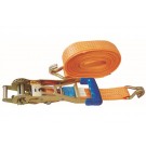 Arrimage 'POIDS LOURDS' 50 mm avec cliquet INVERSÉ LC 2500 daN - Longueur 9 m, 10 m et 12 m