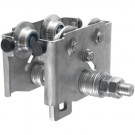 Chariot porte-palan TOUT INOX CHPP à direction libre par poussée - Capacité 0,25 t, 0,5 t et 1 t 