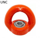 Anneau de levage femelle ROTATIF CODIPRO FE.SEB UP UNC - Filetage 3/8'-16 UNC à 1' 1/4-7 UNC