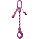 Elingue chaîne RUD ICE GRADE 120 1 brin RÉGLABLE avec crochet de sécurité à verrouillage automatique ICE-IAGH - CMU 1,8 t à 12,5 t