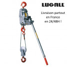 Palan manuel à levier à câble LUG-ALL - Capacité 0,5 t à 1,4 t