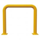Arceau de protection en tube diam. 120 mm, hauteur 1080 mm, longueur 1250 mm, 2 platines de 200x200 mm, poids 47 kg