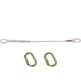Longe drisse absorbeur LDA111010 avec 2 connecteurs M10 ouv. 17 mm