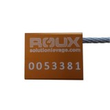 Câble d'identification Ø2,5x250 avec boitier ALU 26x22x6 mm