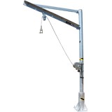 Potence amovible PAA 250 kg en acier galvanisé pour traitements des eaux - Portée 0,43 m à 0,82 m, 0,72 m à 1,33 m et 1,26 m à 2,00 m