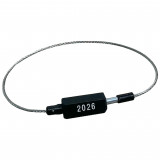 252ECN2026 - Câble d'identification inviolable ROUGE gravé 2025