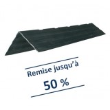 Cornière de protection noire renforcée CN  ailes de 128x125 mm - Longueur 1,20 m et 2,40 m
