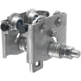 Chariot porte-palan TOUT INOX CHPP à direction libre par poussée - Capacité 0,25 t, 0,5 t et 1 t 