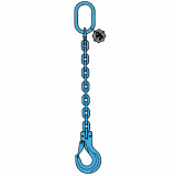 Elingue chaîne 1 brin G121LS GRADE 120 avec crochet à linguet de sécurité - CMU 2,36 t à 12,5 t