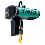 Palan électrique à chaîne VERLINDE EUROCHAIN VX Triphasé 400 Volts FIXE avec bride de suspension - Capacité 63 kg à 2500 kg