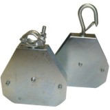 Poulie pour corde Ø 26 mm avec arret automatique - Force 100 kg 