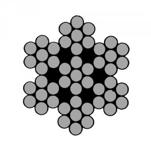 Câble acier INOXYDABLE 7 torons de 7 fils - Ø 0,63 mm à 8 mm