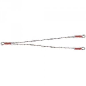 Longe d’assujettissement double en drisse LDF11BBB & LDF11BCC avec 3 boucles nues