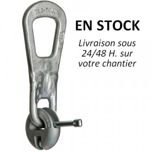 Anneau de levage pour ancre plate avec étrier acier - Force 2,5 t à 26 t (type Frimeda TPA-R1)