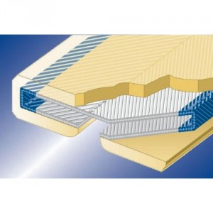 Fourreau de protection SECUTEX anti-coupure 'clip' SC-P 1 face pour élingue textile plate