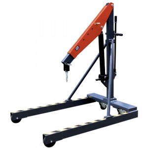 Grue d'atelier fixe GAS avec longerons encadrants compatible palettes EURO - Capacité 0,5 t et 1 t
