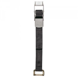 Arrimage BAS DE RIDEAU BR47IA en sangle largeur 47 mm avec tendeur à levier INOX et ferrure ACIER ZINGUE