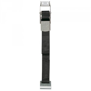 Arrimage BAS DE RIDEAU BR47II en sangle largeur 47 mm avec tendeur à levier INOX et ferrure INOX