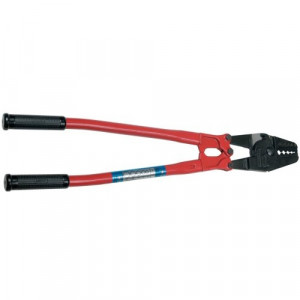 Pince cisaille-manchonneuse HSC pour câbles métalliques en acier - Pour manchons aluminium n° 2,5 à n° 5