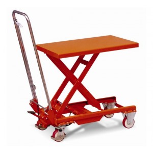BS015 - Table élévatrice mobile manuelle 150 kg avec arceau pliable