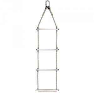 Echelle en corde polyamide Ø 10,5 mm (barreaux aluminium) - Longueurs 5 m à 25 m