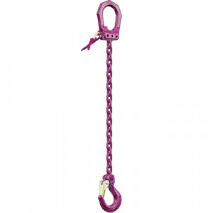 Elingue chaîne 1 brin Ø 4 mm RUD MINILIFTER avec crochet à linguet - CMU 630 k