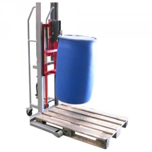 Elévateur à fûts métalliques et plastiques à rebords - Capacité 300 kg 