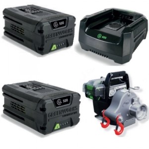 KIT avec batterie + chargeur PORTABLE WINCH PCW3000-Li-BK