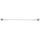 LC12CC - Longe d’assujettissement en corde diam. 12 mm avec 2 boucles nues cossées