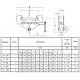 Griffe d'accrochage sur poutrelle LT - Capacité 1 t à 10 t