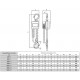 Palan manuel à chaîne COMPACT en ALUMINIUM PMAL - Capacité 1 t et 1,5 t