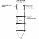 Echelle de corde polypropylène Ø 16 mm (barreaux en bois) - Longueurs 3 m à 30 m