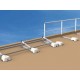 VAPR - Garde-corps en aluminium, autoportant rabattable