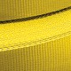 Sangle POLYESTER jaune largeur 75 mm CR 12t