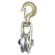 Poulie à chape PCA pour corde avec réa aluminium - Capacité 150 kg à 500 kg